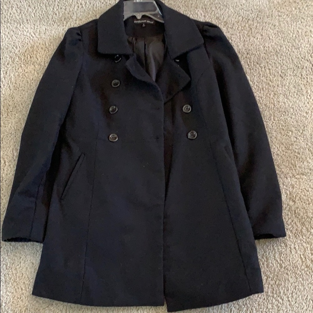 Black pea coat
